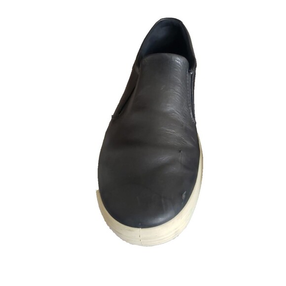 ECCO Soft 7 Mens Black Leather Slip On Sneakers Men\'s Size 9 EUR Size 43